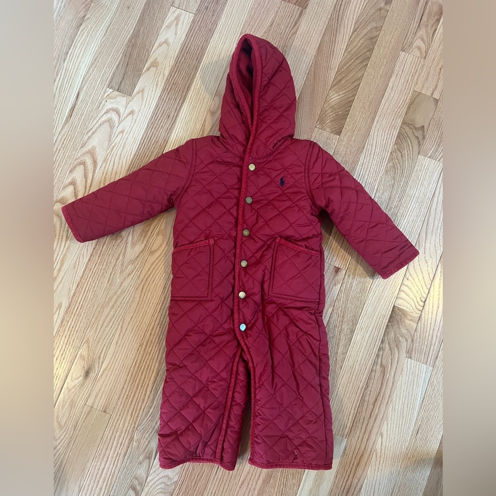 Ralph Lauren Quilted Winter Bunting/Snowsuit (12 mo)